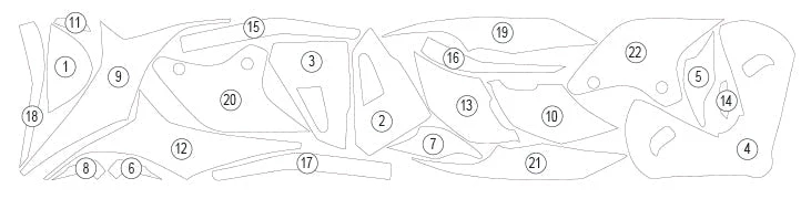 Eazi-Grip Stone Chip Protection Kit | Clear - Matte | Ducati Streetfighter V4 2020>2024 - Image 2