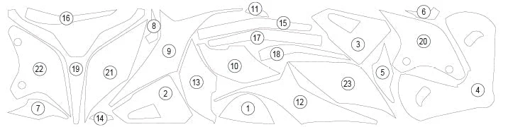 Eazi-Grip Stone Chip Protection Kit | Clear - Matte | Ducati Streetfighter V4 SP 2021>2024 - Image 2