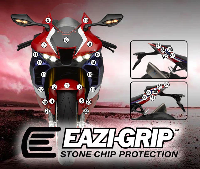 Eazi-Grip Stone Chip Protection Kit | Clear - Matte | Honda CBR 1000 RR-R 2020>Current