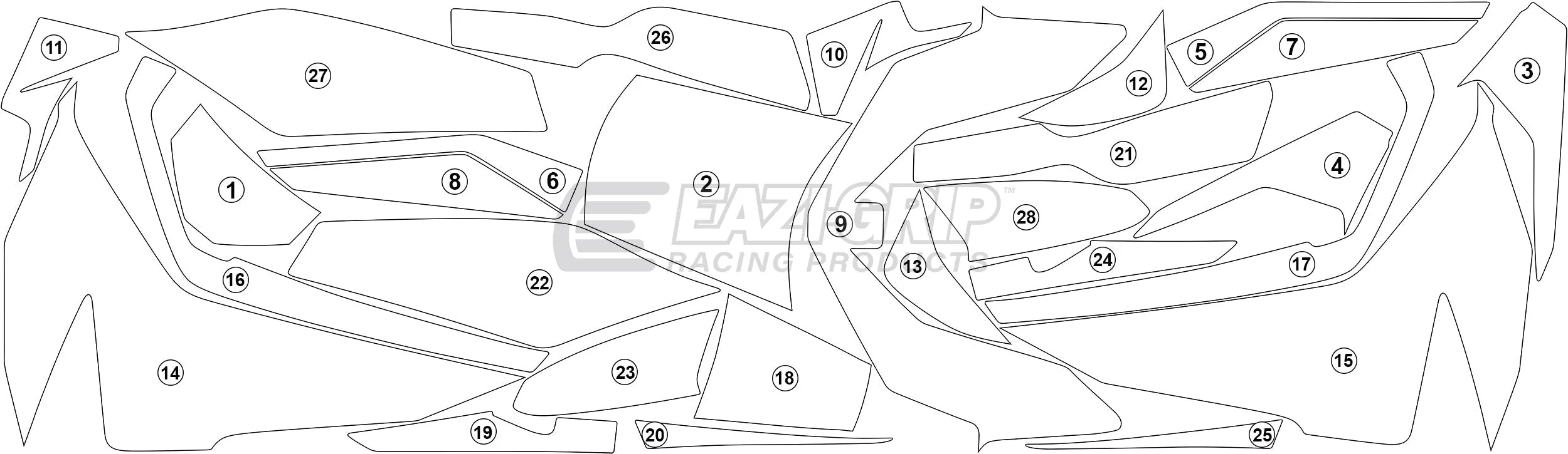 Eazi-Grip Stone Chip Protection Kit | Clear - Matte | Honda CRF 1100 L Africa Twin 2020>2023 - Image 3