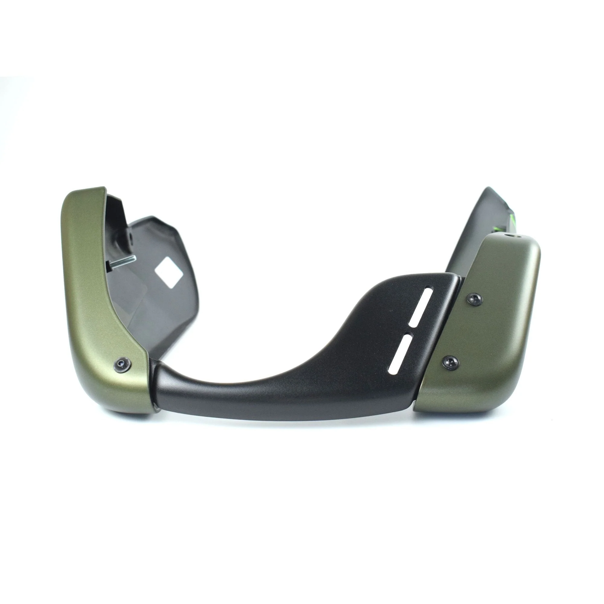 Ermax Belly Pan | Green Matte Metallic/Flat Ebony [45l]/Lime Green [777] | Kawasaki Z 900 RS 2017>Current - Image 2