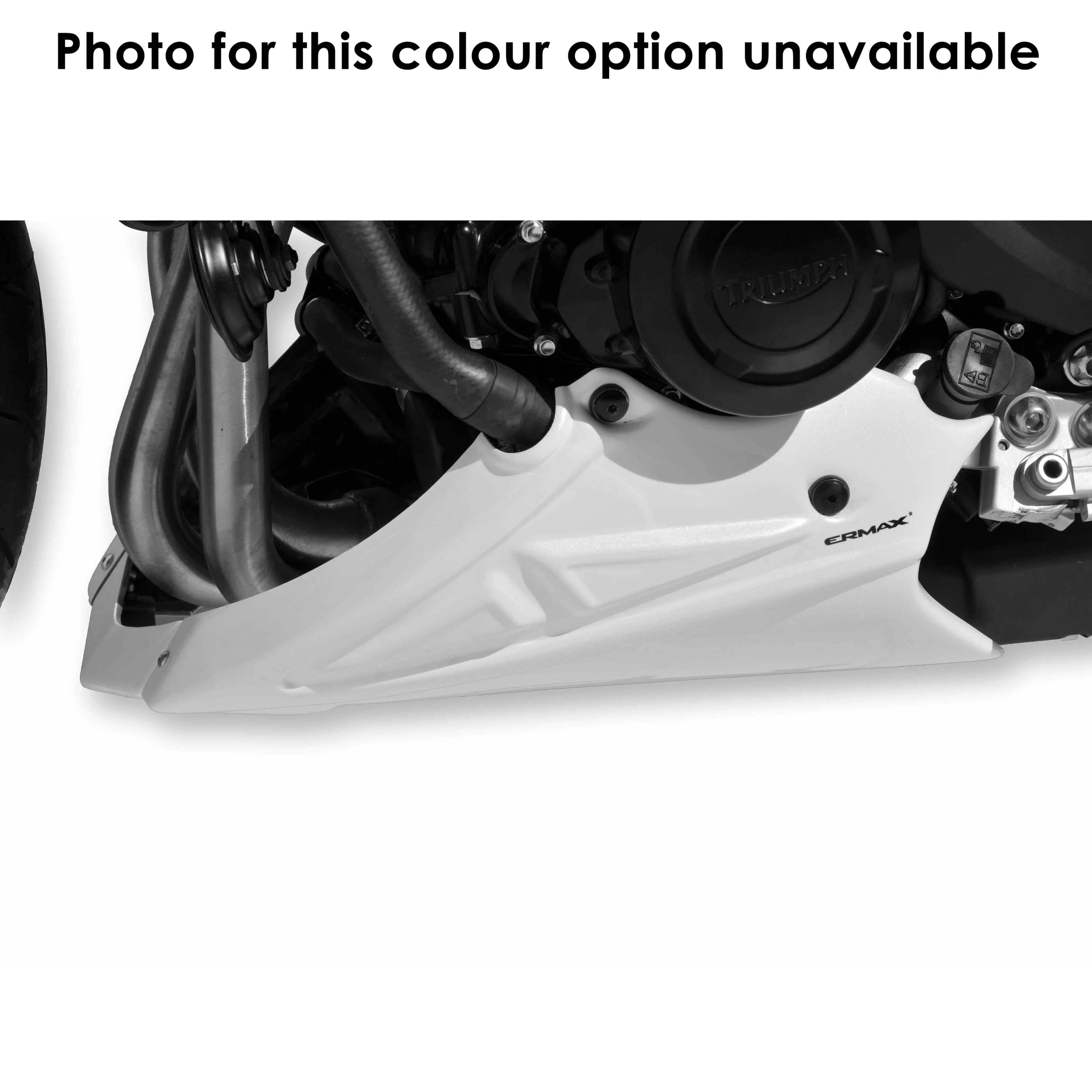 Ermax Belly Pan | Light Matte Grey (Matte Graphite) | Triumph Street Triple 675 R 2013>2015
