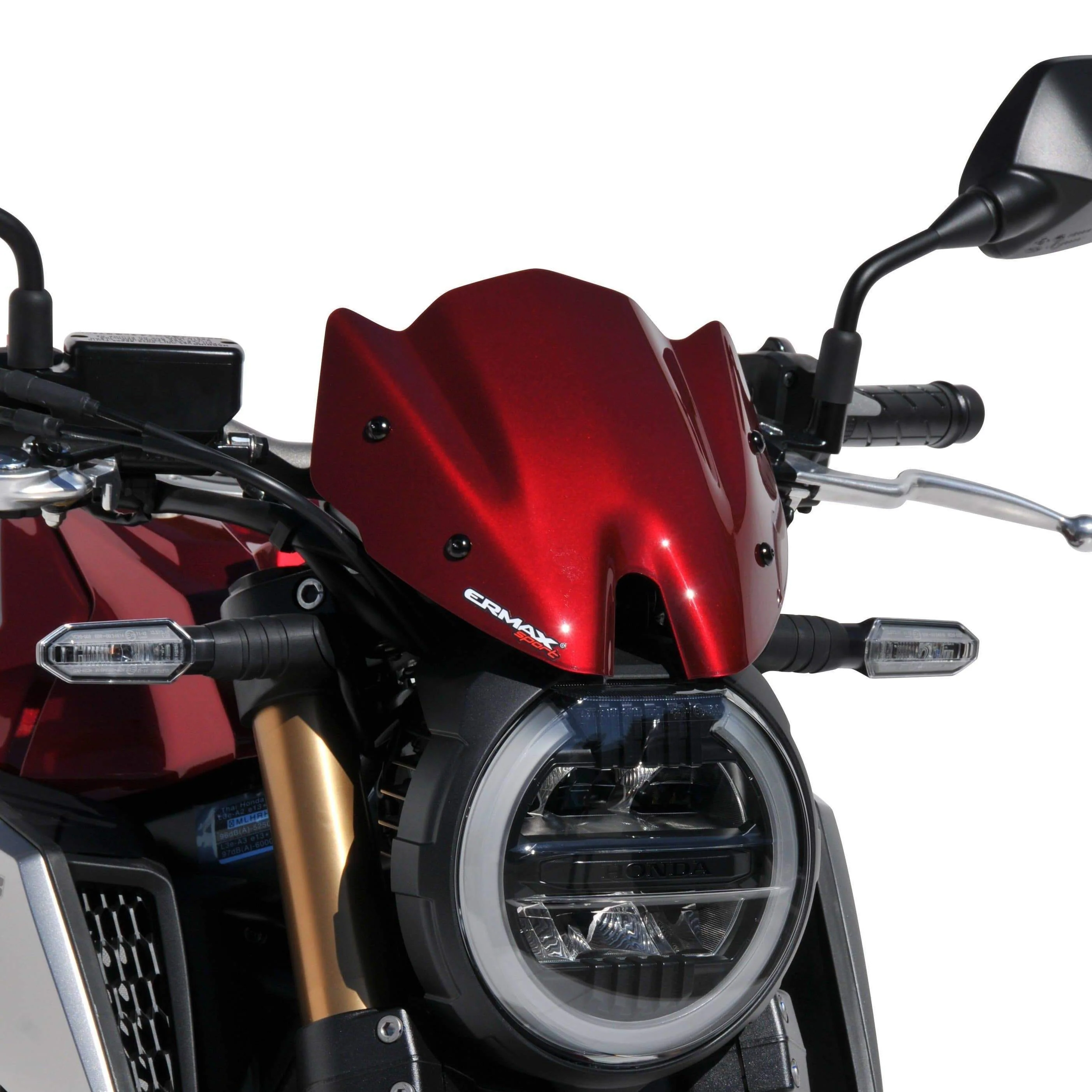 Ermax Fly Screen | Metallic Red (Chromosphere Red [R 381]) | Honda CB 650 R 2019>2020 - Image 3