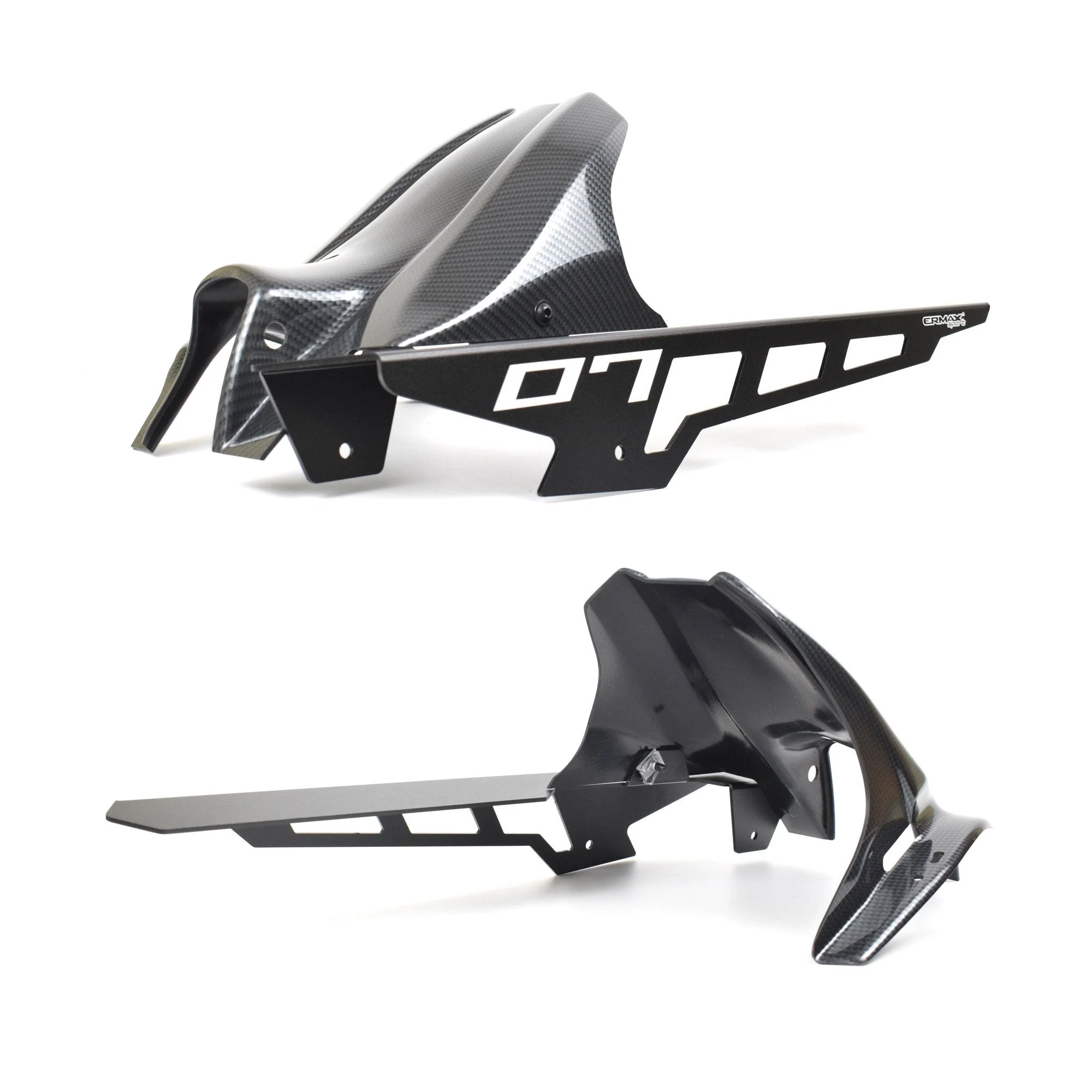 Ermax Hugger with Aluminium Chainguard | Carbon Look | Yamaha MT-07 2021>2024