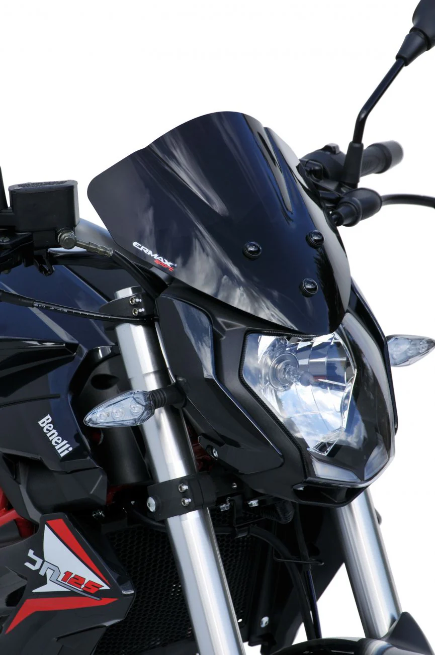 Ermax Sport Screen 26cm | Dark Smoke | Benelli BN 125 2019>2022