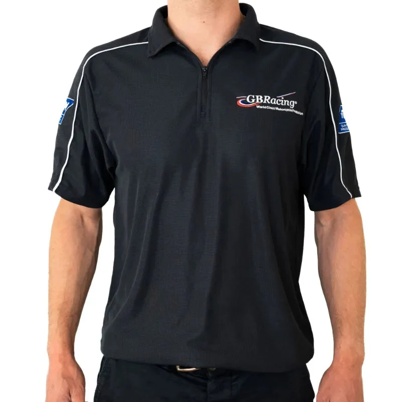 GBRacing Men's Tech Polo | Dark Grey