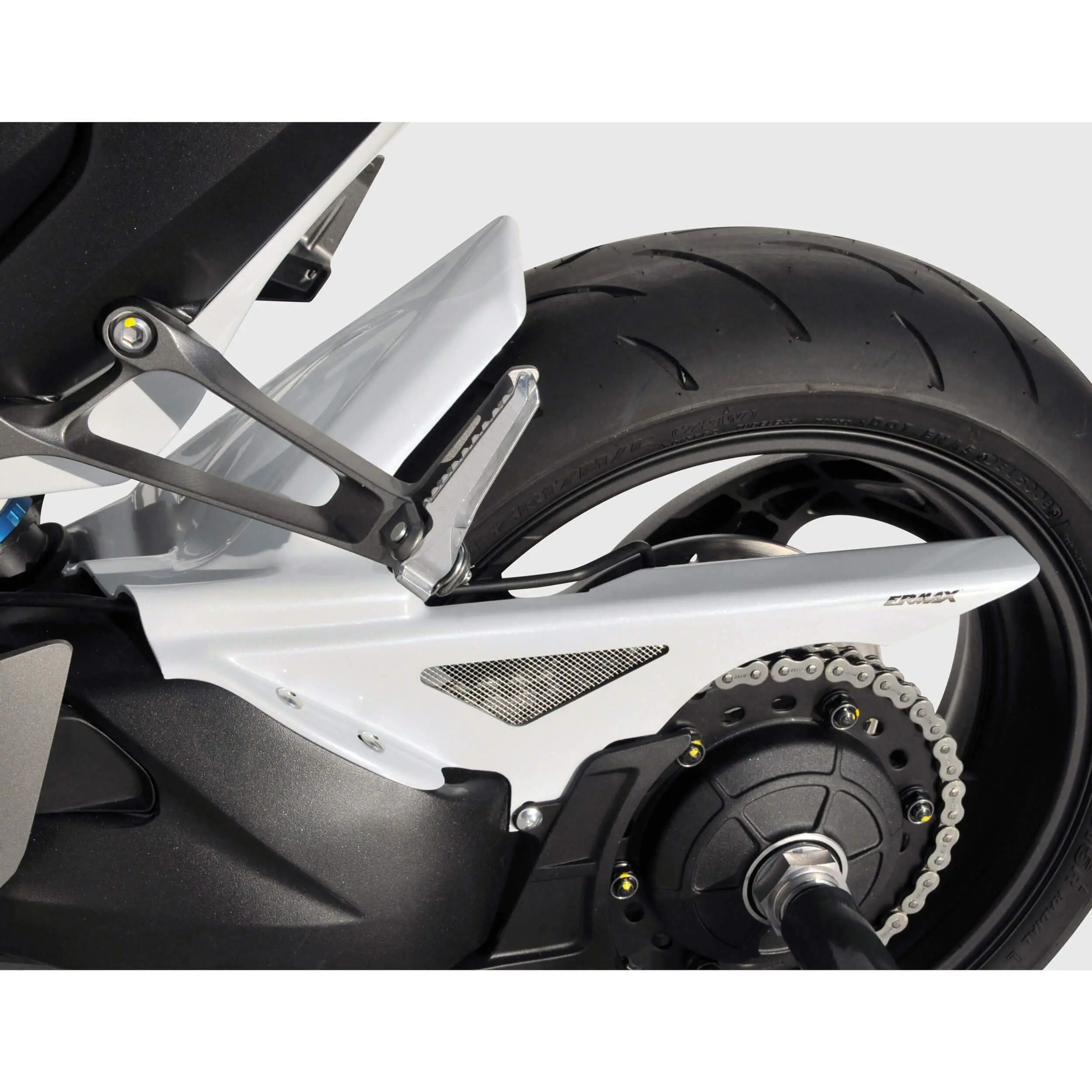 Ermax Hugger | Metallic White (Pearl Cool White) | Honda CB 1000 R 2008>2012 - Image 2
