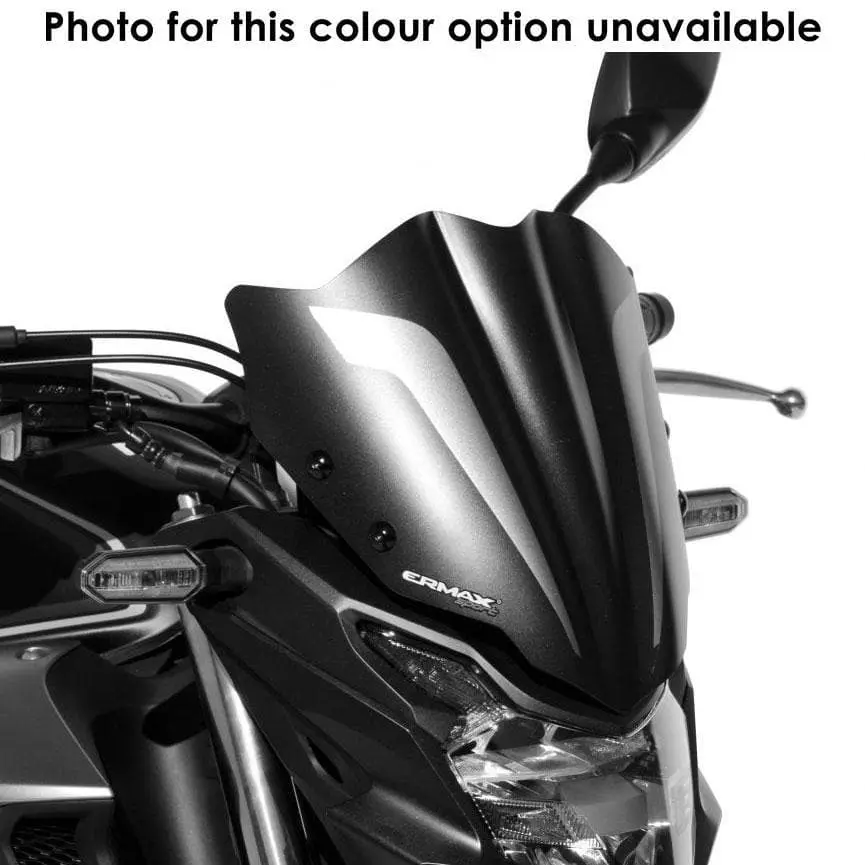 Ermax Fly Screen | Matte Metallic Black (Gunpowder Black) | Honda CB 500 F 2019>Current