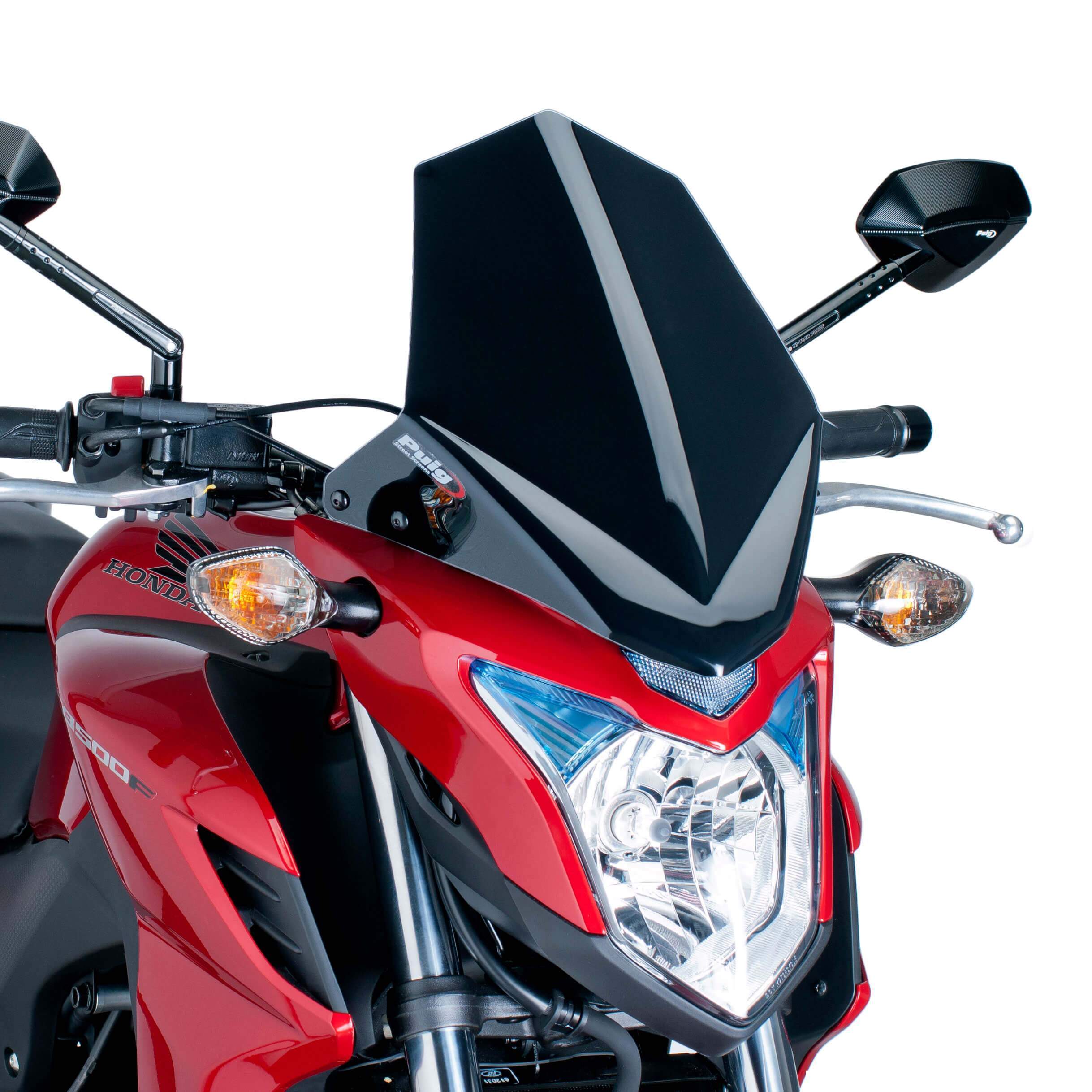 Puig Sport Screen | Black (Opaque) | Honda CB 500 F 2013>2015 - Image 2