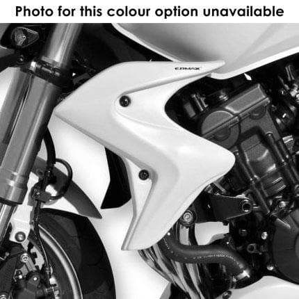 Ermax Radiator Cheeks | Metallic Black (Diablo Black) | Honda CB 600 F Hornet 2011>2011