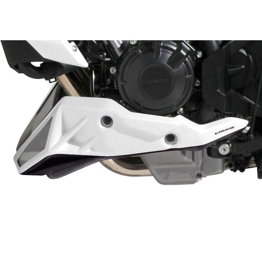 Ermax Belly Pan | Met White/Matte Black (Pearl Himalaya/Matte Gunpowder) | Honda CB 650 F 2014>2015 - Image 2