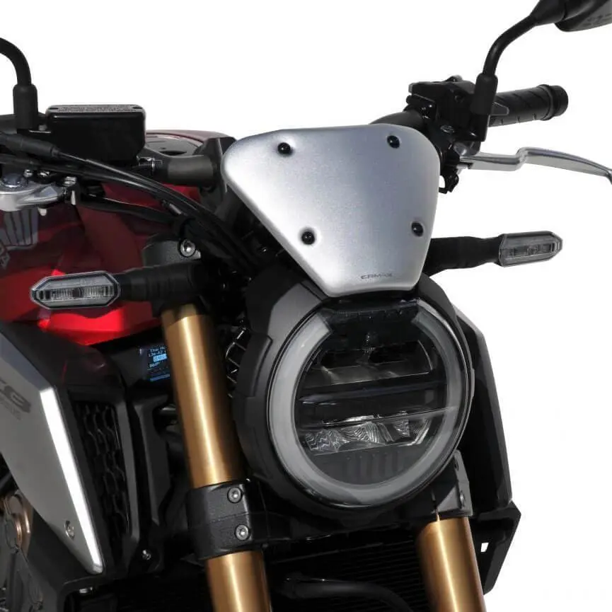 Ermax Fly Screen | Brushed Aluminium | Honda CB 650 R 2019>2020 - Image 4