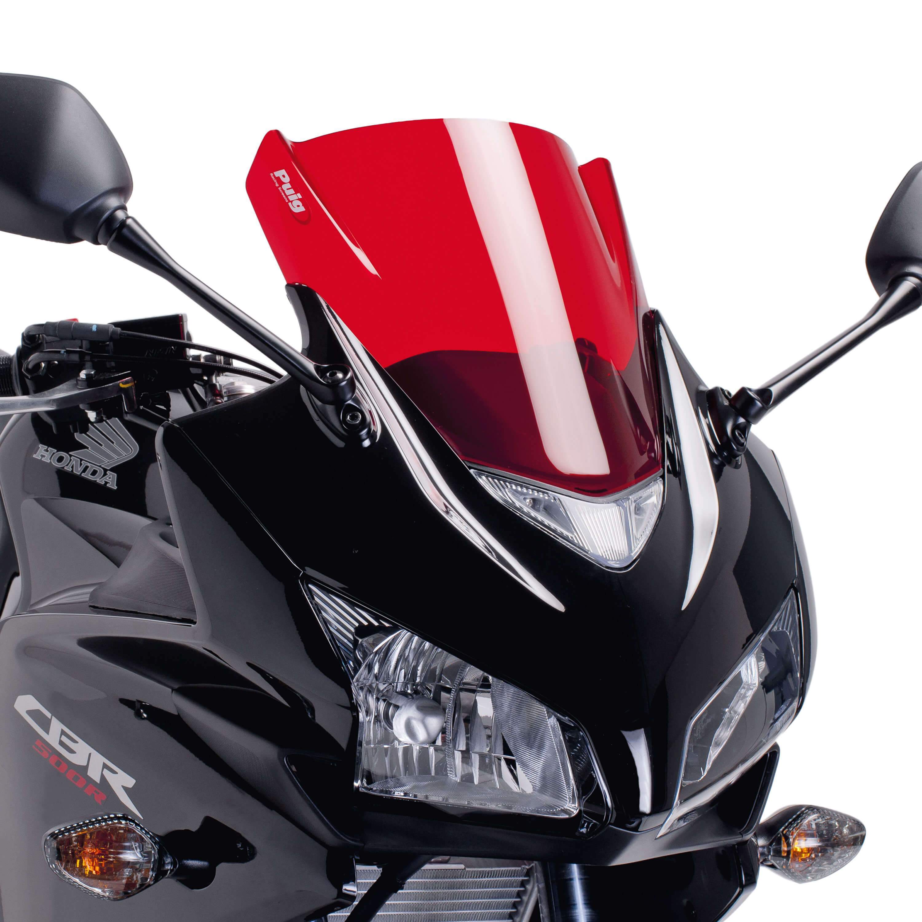 Puig Racing Screen | Red | Honda CBR 500 R 2013>2015 - Image 2