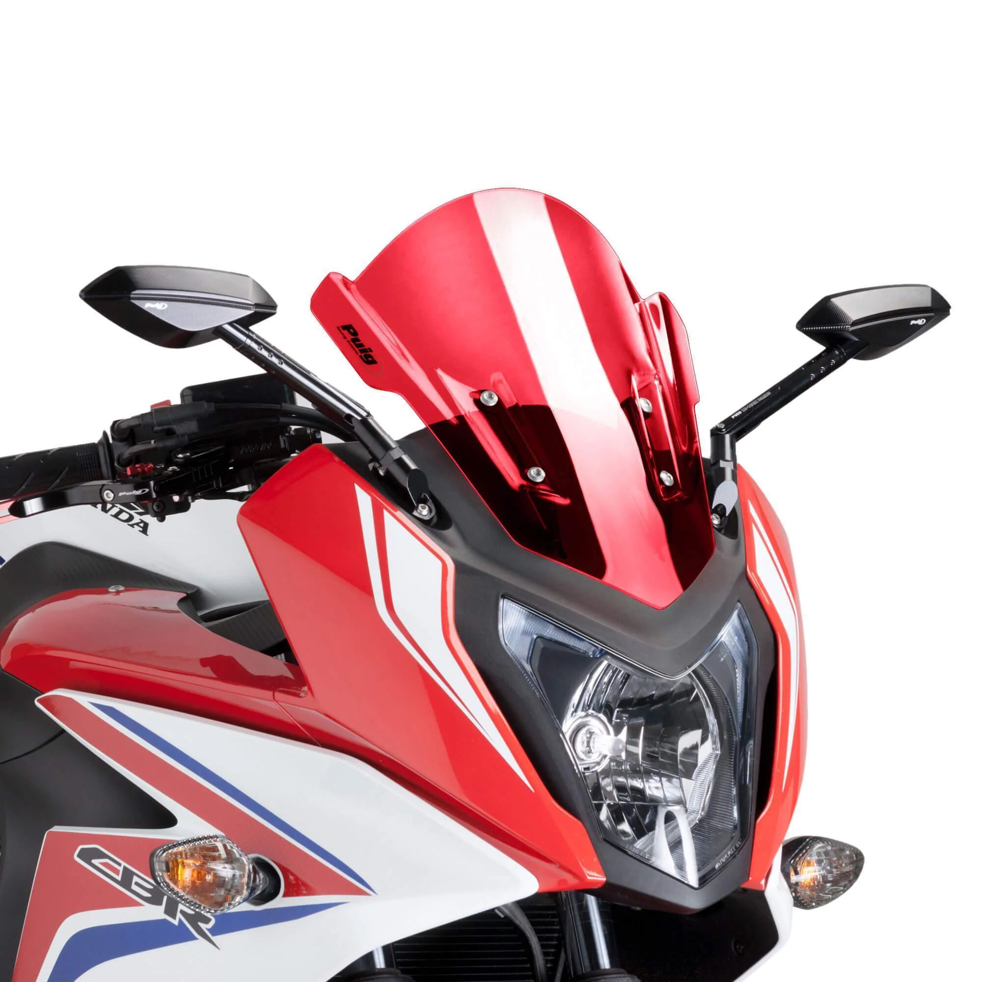 Puig Racing Screen | Red | Honda CBR 650 F 2014>Current - Image 2