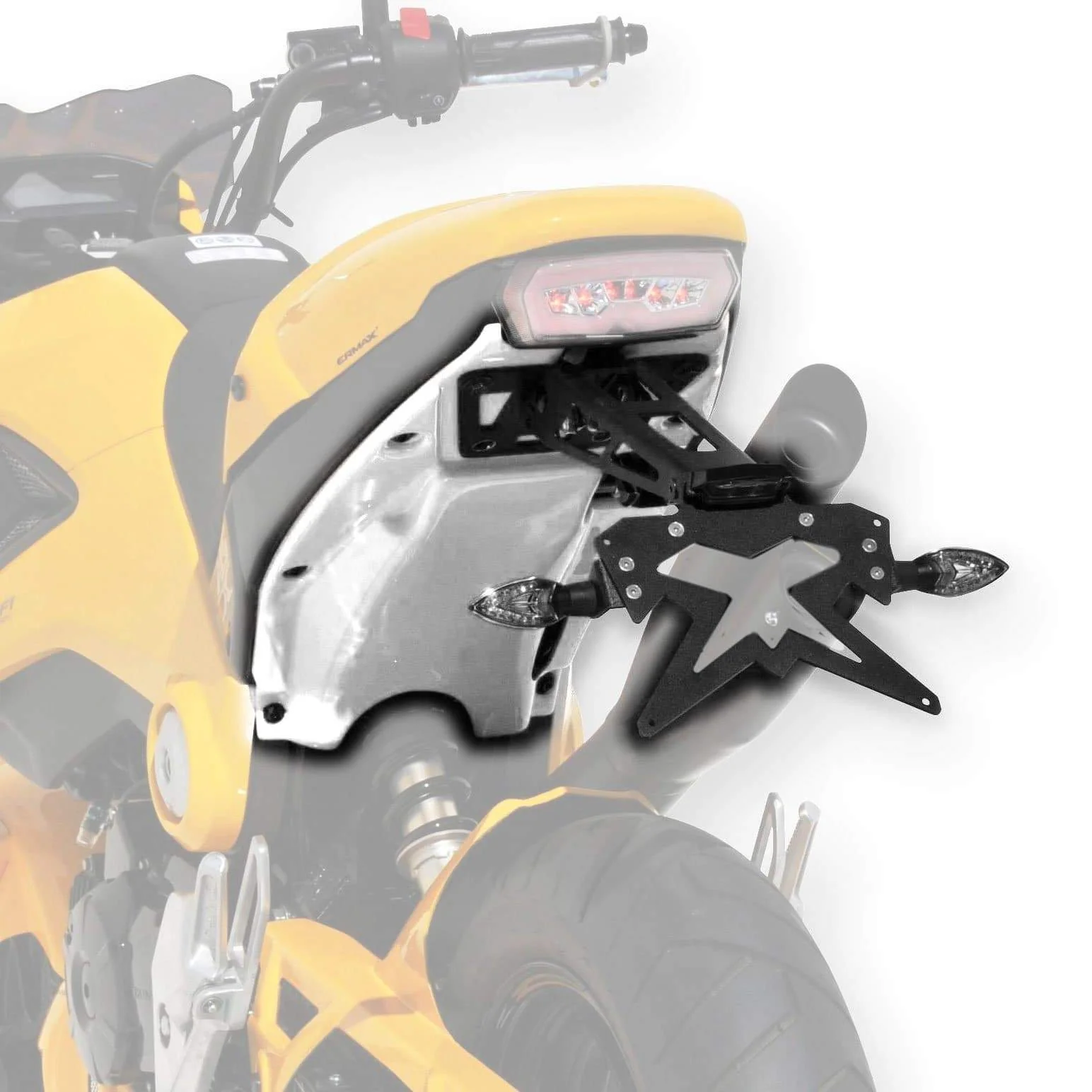 Ermax Undertray | Metallic White (Pearl Himalaya White) | Honda MSX 125 2013>2016