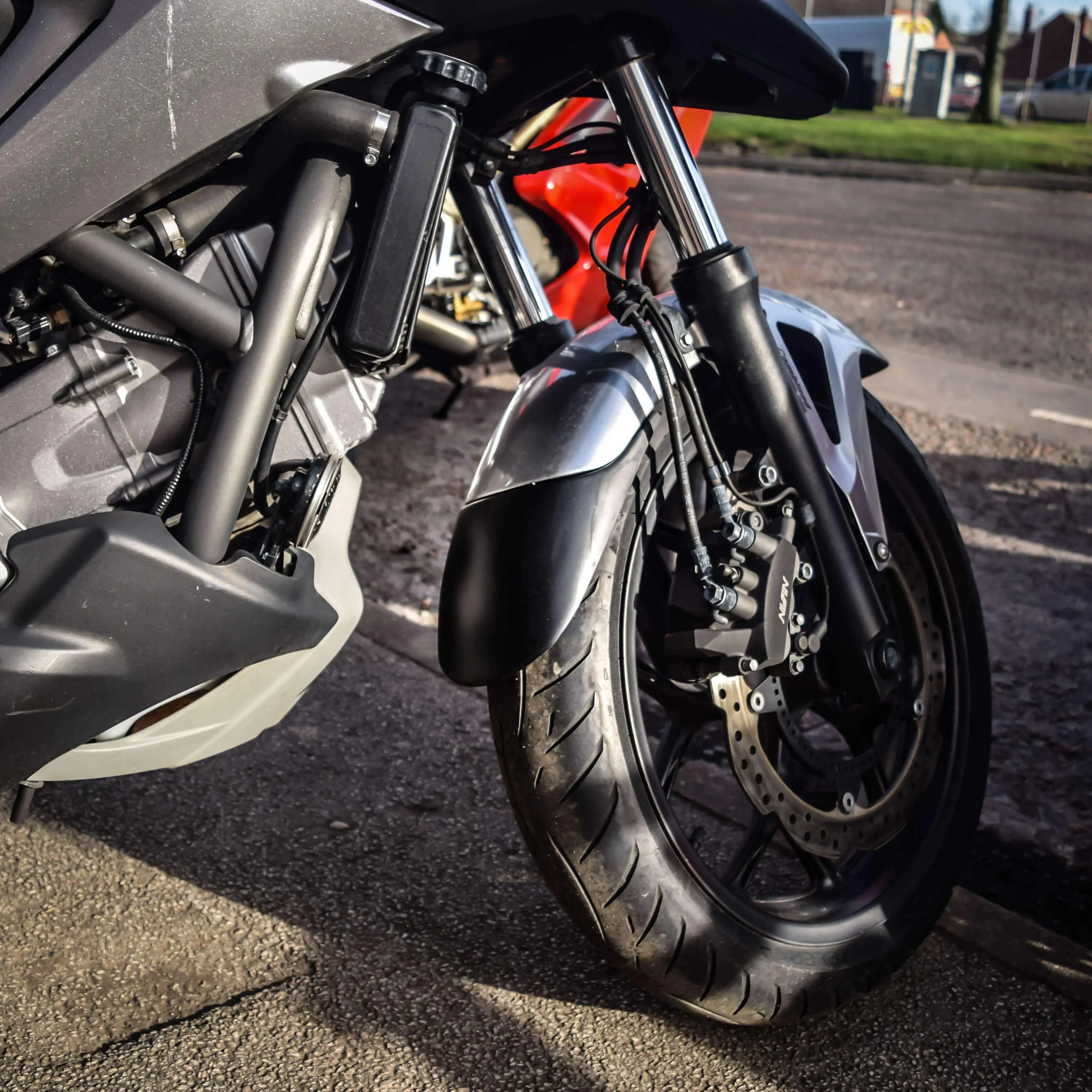 Pyramid Extenda Fenda | Matte Black | Honda NC 700 X 2012>2014 - Image 2