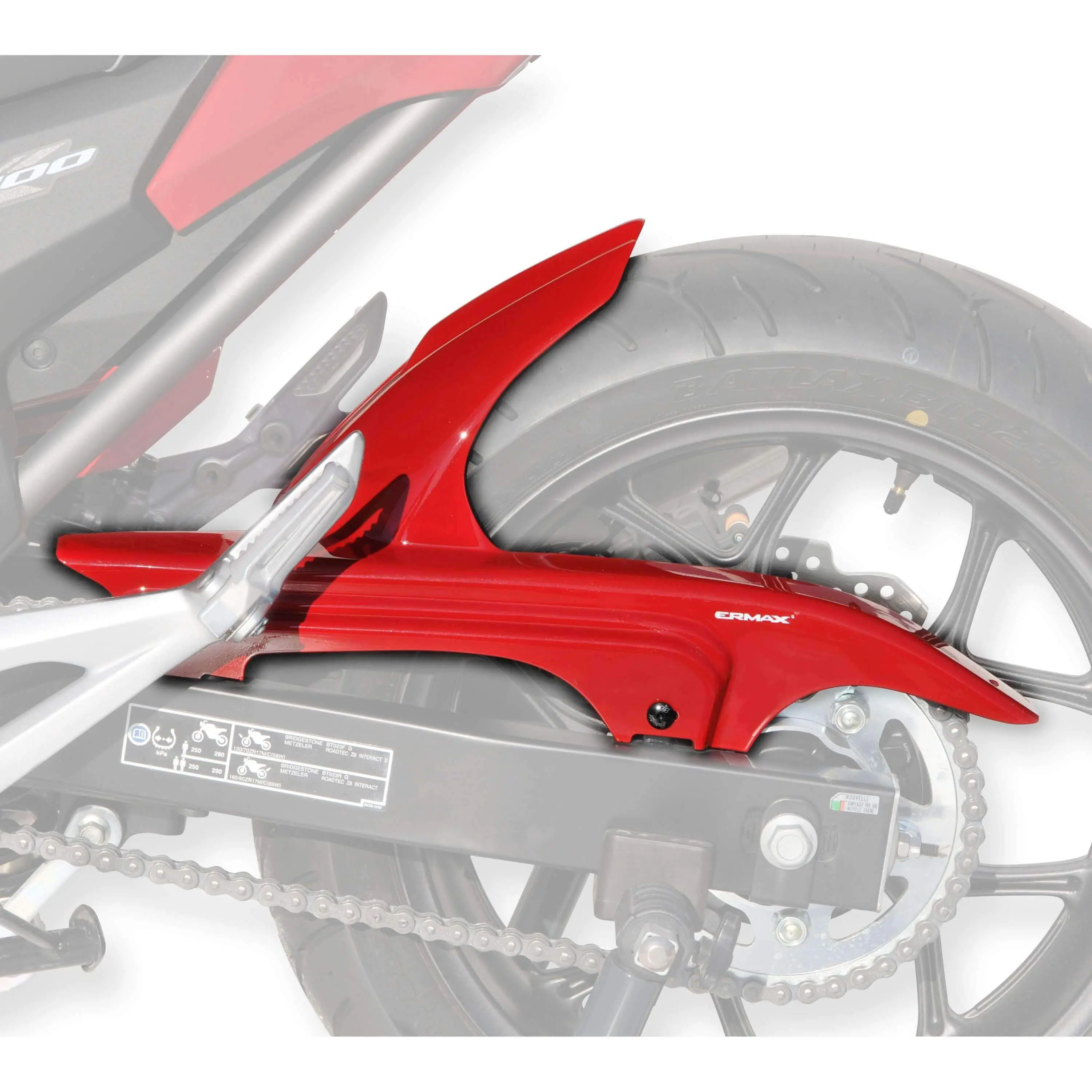 Ermax Hugger | Metallic Red (Candy Arcadian Red) | Honda NC 750 X 2014>2015