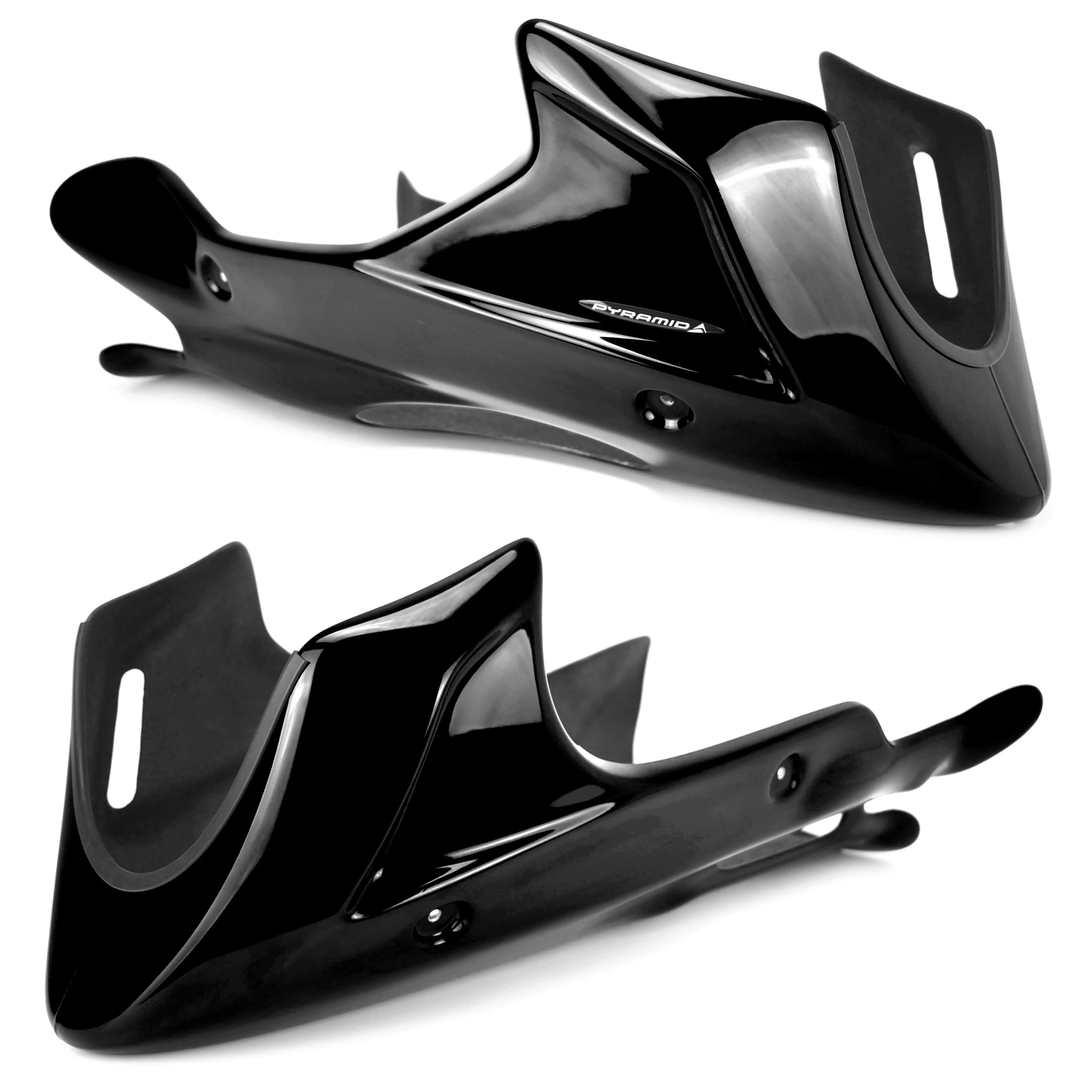 Pyramid Belly Pan | Gloss Black | Honda VTR 1000 F Firestorm 1997>2005 - Image 4