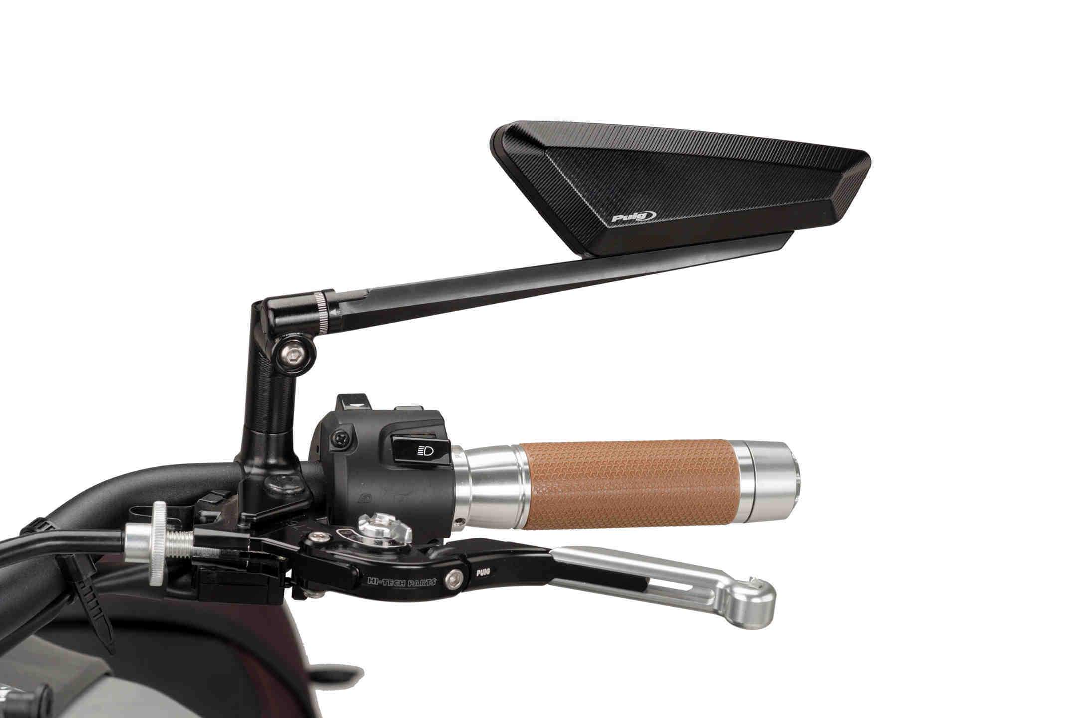 Puig Hypernaked Mirror Left - M10 Fitment | Black - Image 2