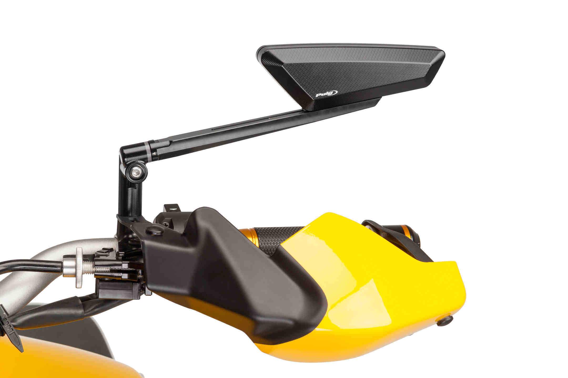 Puig Hypernaked Mirror Left - M10 Fitment | Black - Image 3