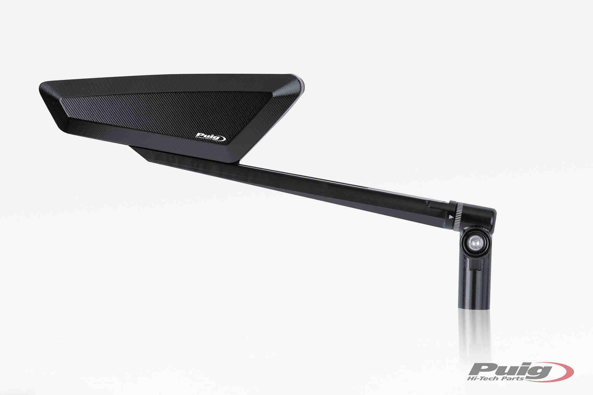 Puig Hypernaked Mirror Right - M10 Fitment | Black - Image 2