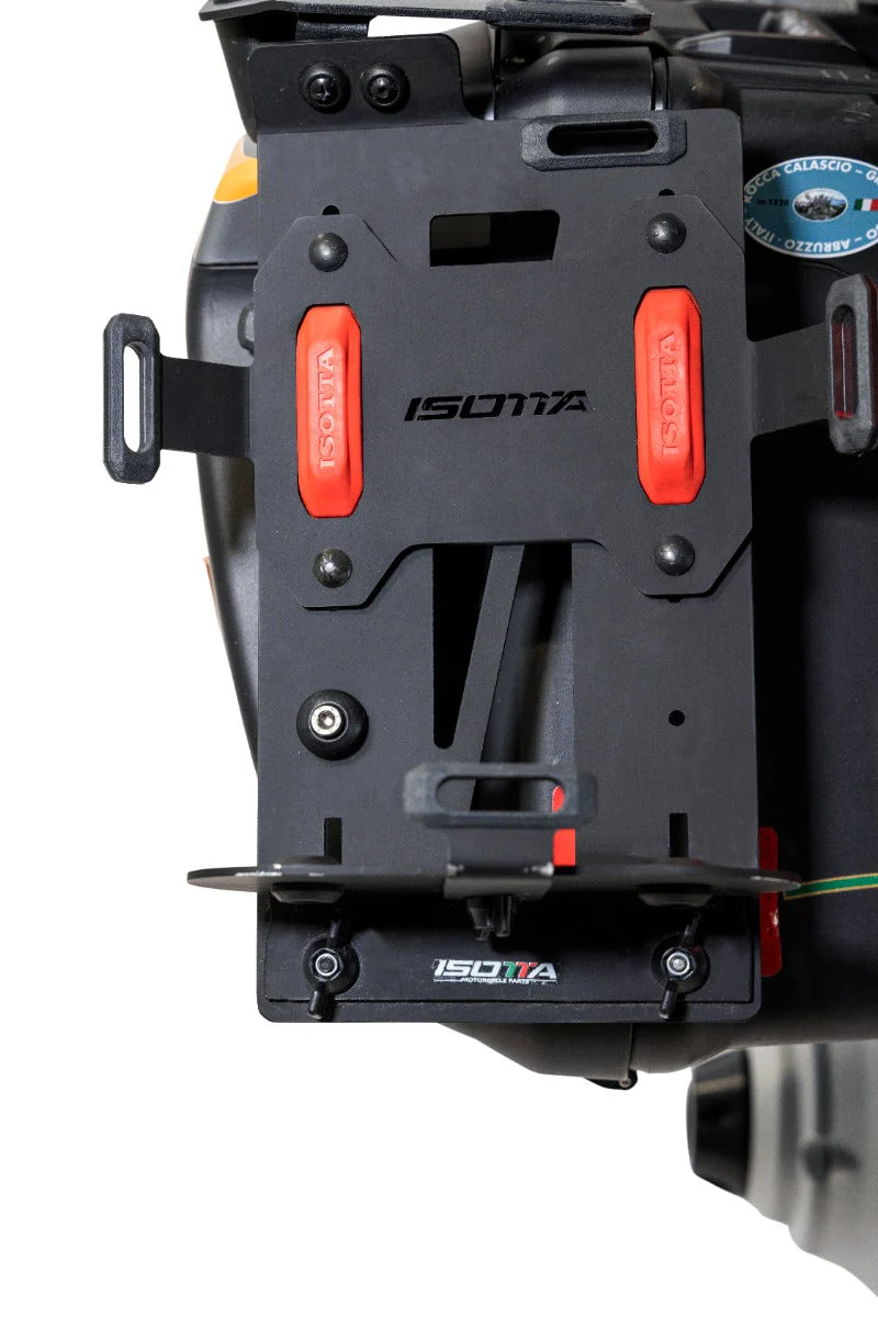 Isotta Canister/Bag Holder For Left Pannier | Black | Moto Guzzi Stelvio 2024