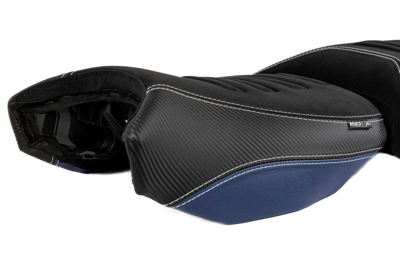 Isotta Comfort Riders Seat | Black/Blue/Red - Trophy | BMW R 1250 GS incl. Adventure 2019>2023 - Image 2
