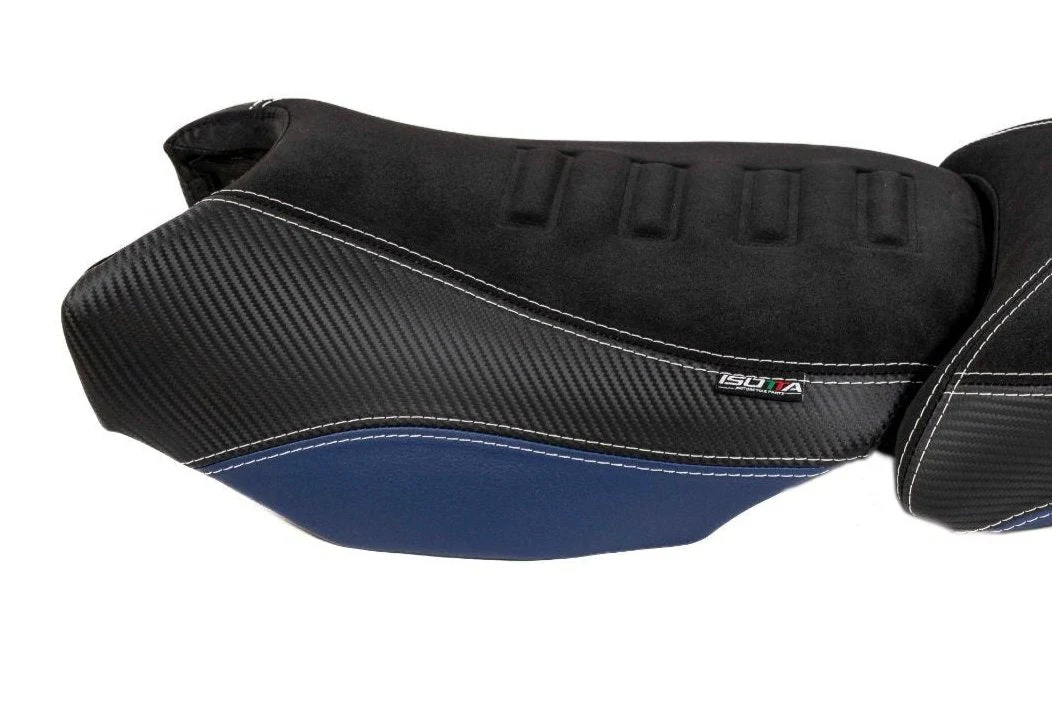 Isotta Comfort Riders Seat | Black/Blue/Red - Trophy | BMW R 1250 GS incl. Adventure 2019>2023 - Image 3