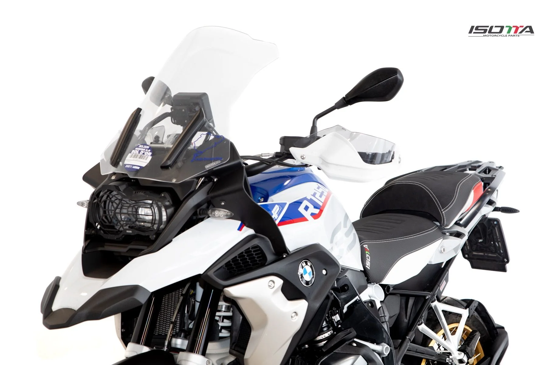 Isotta Comfort Riders Seat | Black/White/Red/Blue - HP | BMW R 1250 GS incl. Adventure 2019>2023 - Image 3