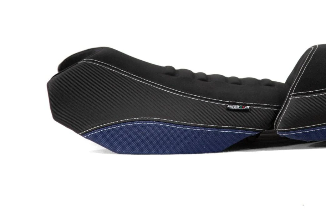 Isotta Comfort Riders Seat - Lowered | Black/Blue/Red - Trophy | BMW R 1250 GS incl. Adventure 2019>2023 - Image 2