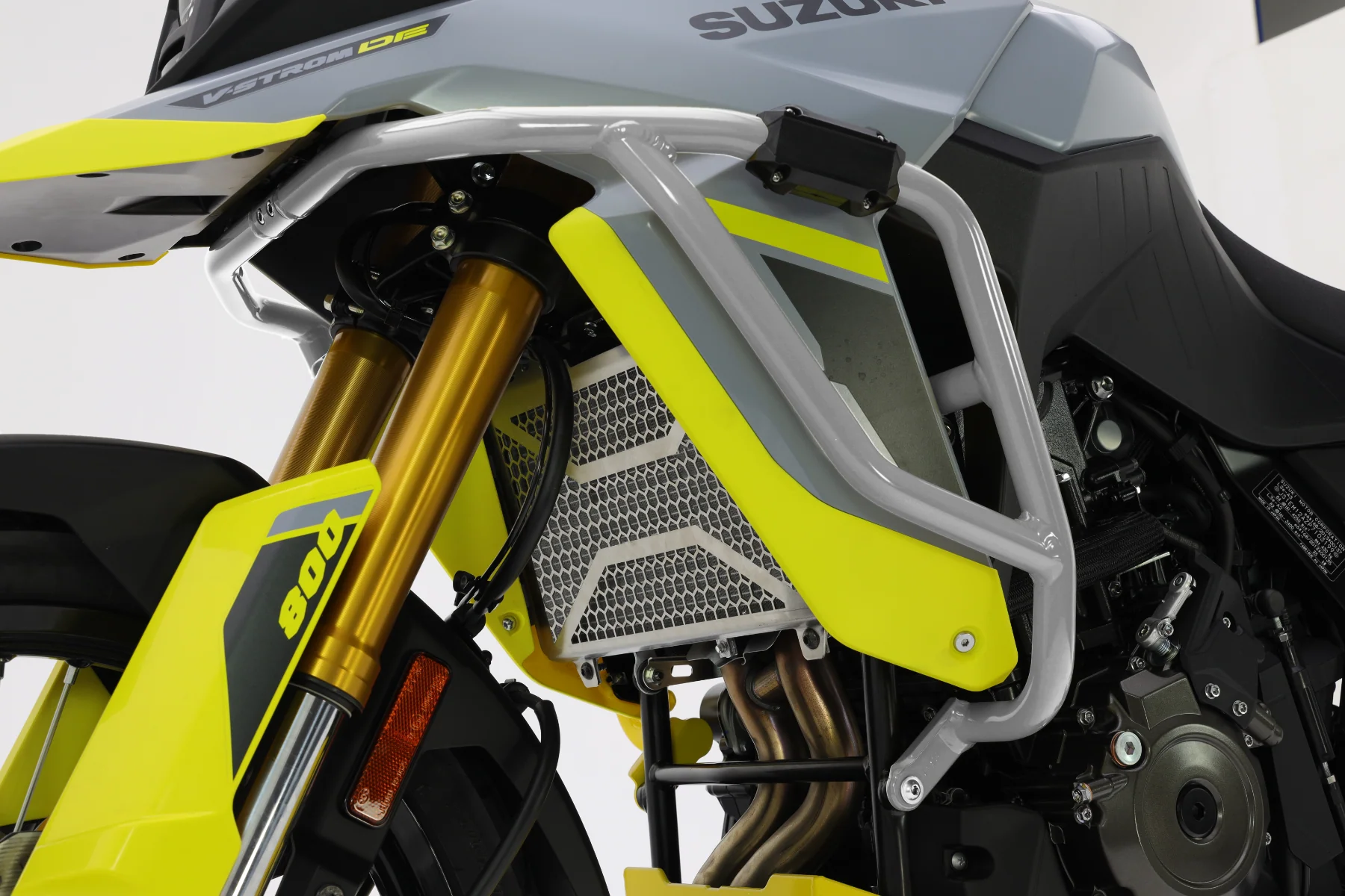 Isotta Upper Crash Protection Bars | Grey | Suzuki V-Strom 800DE 2023>Current