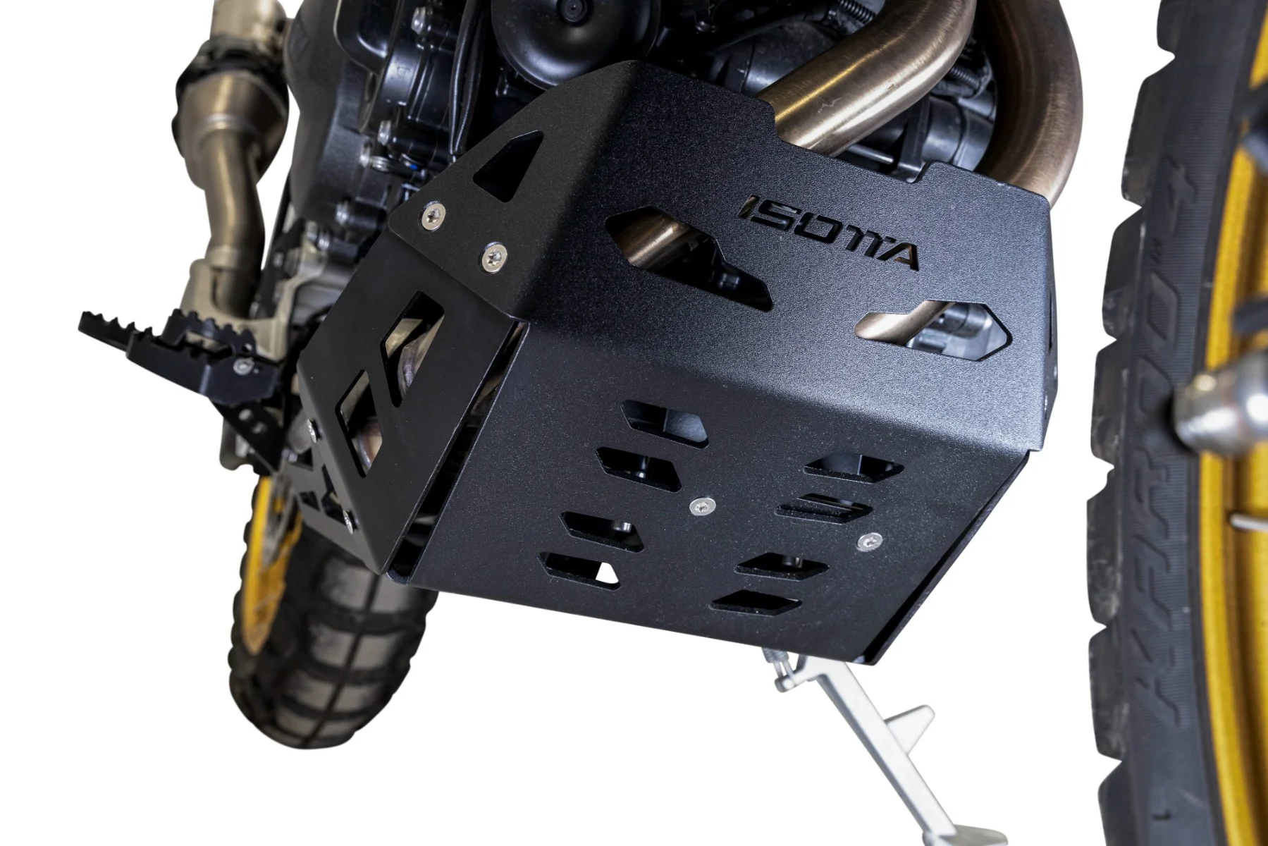 Isotta Engine Guard Bash Plate | Black | BMW F 900 GS 2024>2025 - Image 2