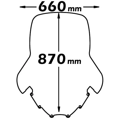 Isotta High Screen | Clear | Piaggio MP3 - Image 2