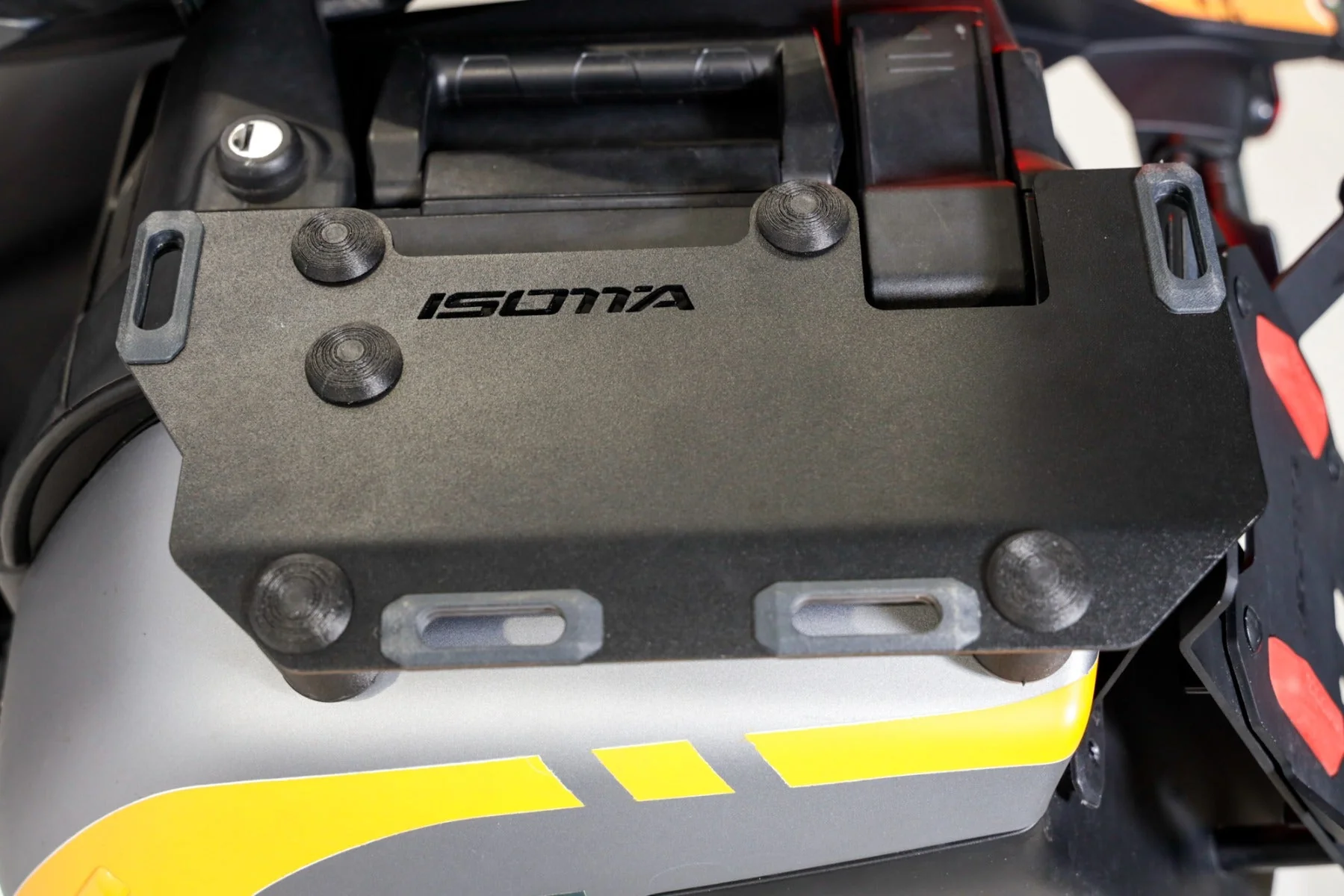 Isotta Luggage Racks For Panniers | Black | Moto Guzzi Stelvio 2024 - Image 2