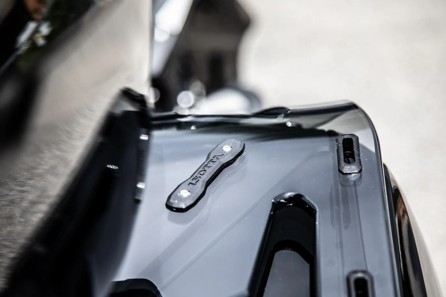 Isotta Luggage Racks For Panniers - Plexiglass | Light Smoke | BMW K 1600 Grand America 2017>2024 - Image 4