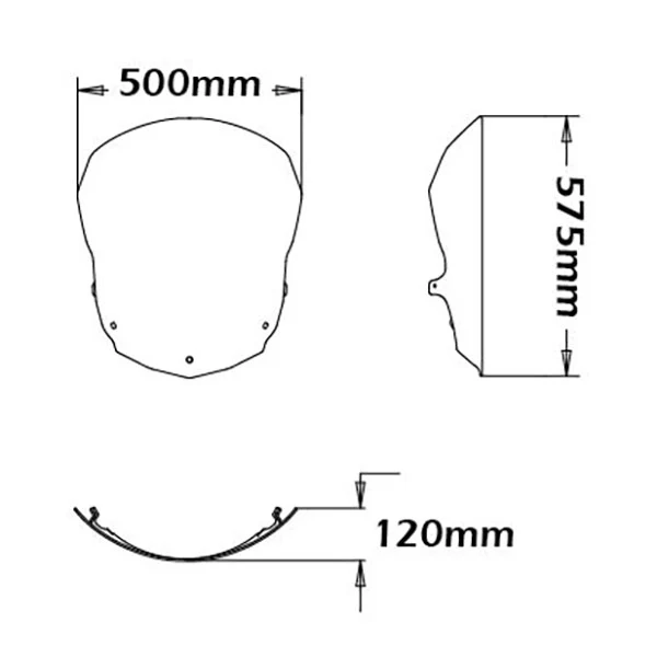 Isotta Majorised Screen | BMW F 800 GT 2012>2019 - Image 2