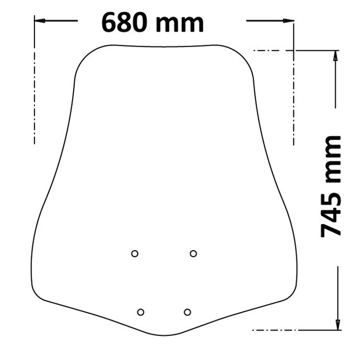 Isotta Maxi Screen | Clear | Lexmoto Aura 125 E5 2022> - Image 4