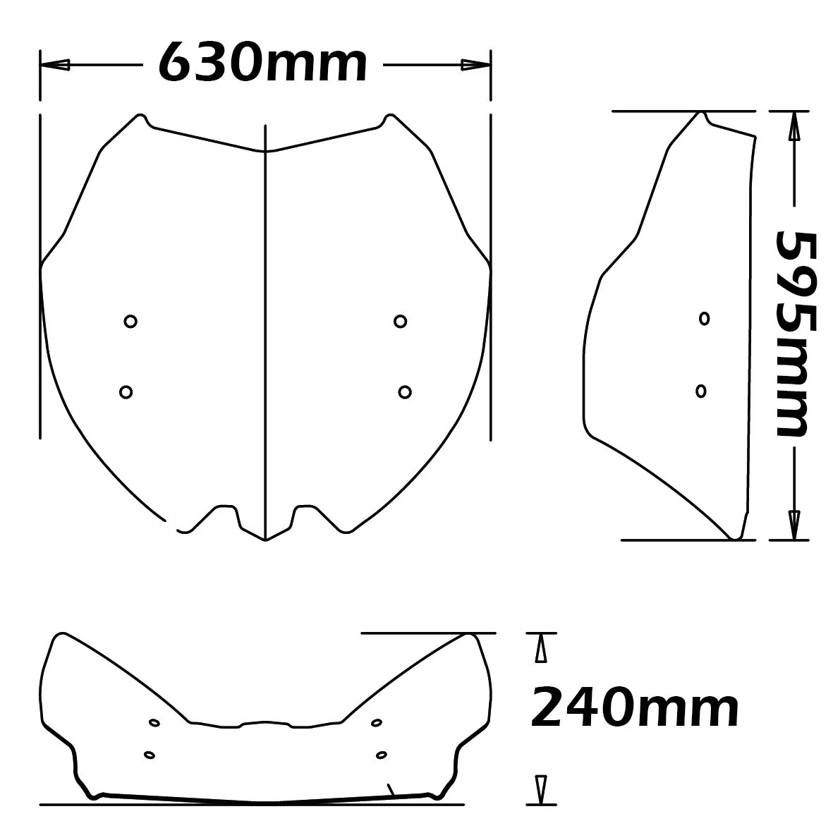 Isotta Medium Screen | Can Am Spyder F3 - Image 3