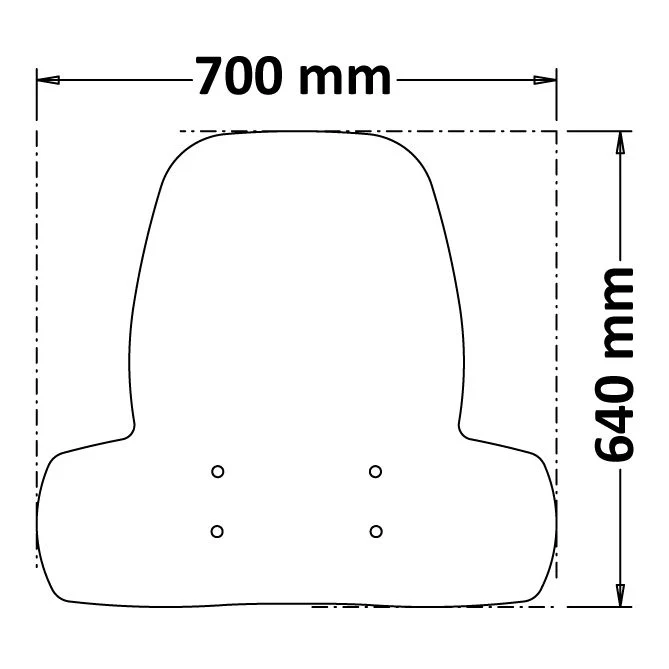 Isotta Medium Screen | Clear | Super Soco VS1 2020> - Image 5