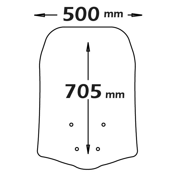 Isotta Medium Screen | Clear | Yamaha Tricity 125 - 155 - Image 3