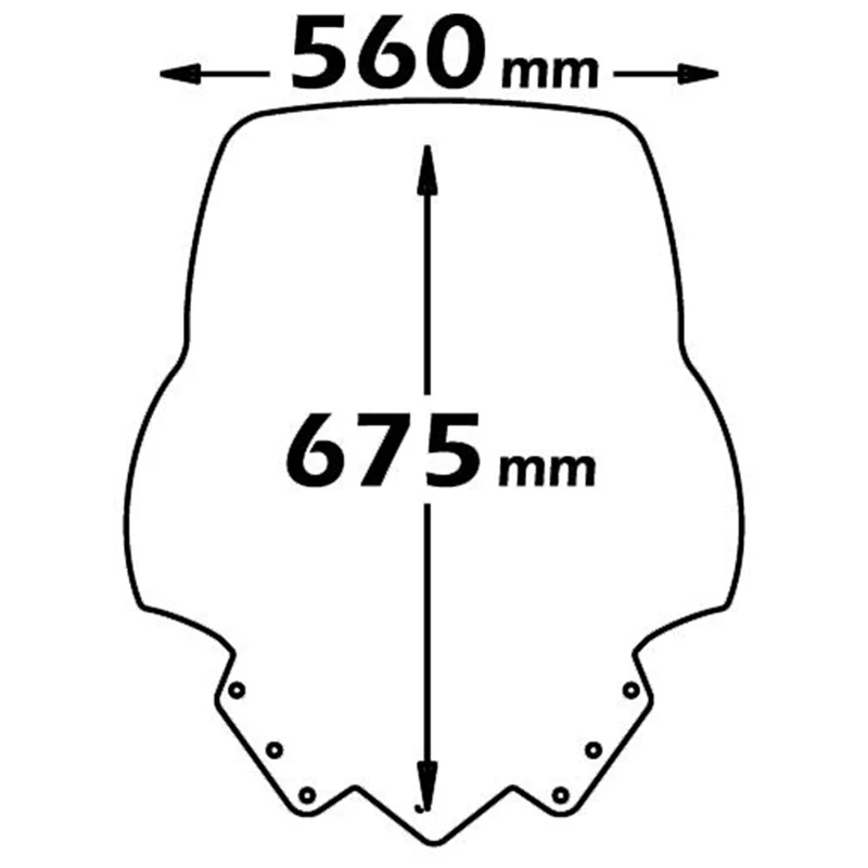 Isotta Medium Screen | Clear | Yamaha X-Max 125-250 2010-2013 - Image 3