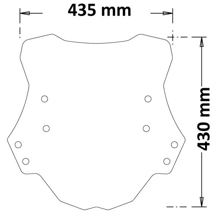 Isotta OEM Size Screen | Benelli TRK 502 2017-2024 - Image 6