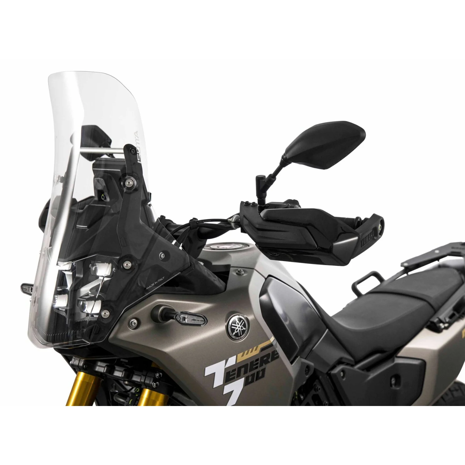 Isotta RSG Impact-Resistant Touring Screen with Headlight Cover | Clear | Yamaha Tenere 700 2025>Current - Image 2