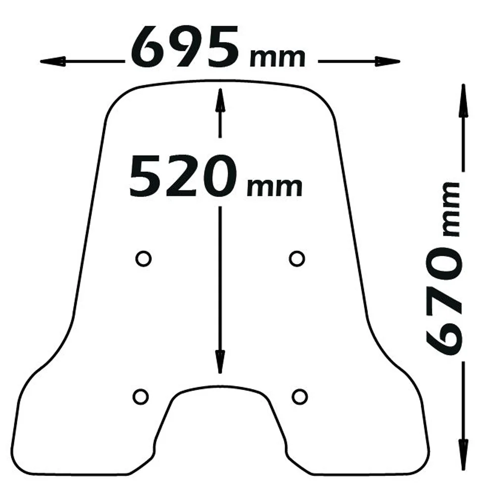 Isotta Screen | Clear | Vespa Sprint 150 2014-2024 - Image 2