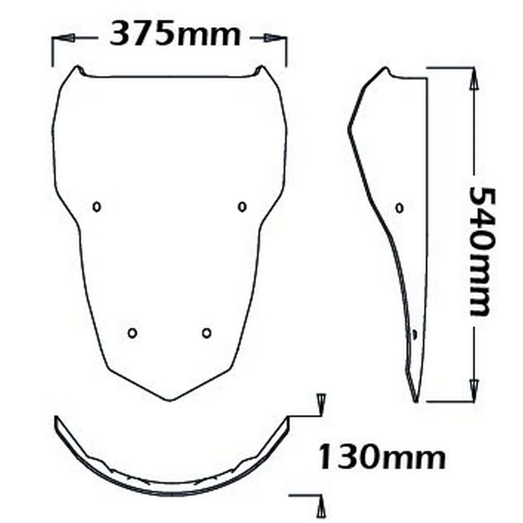 Isotta Screen | Honda Africa Twin CRF 1000 L 2017-2020 - Image 3