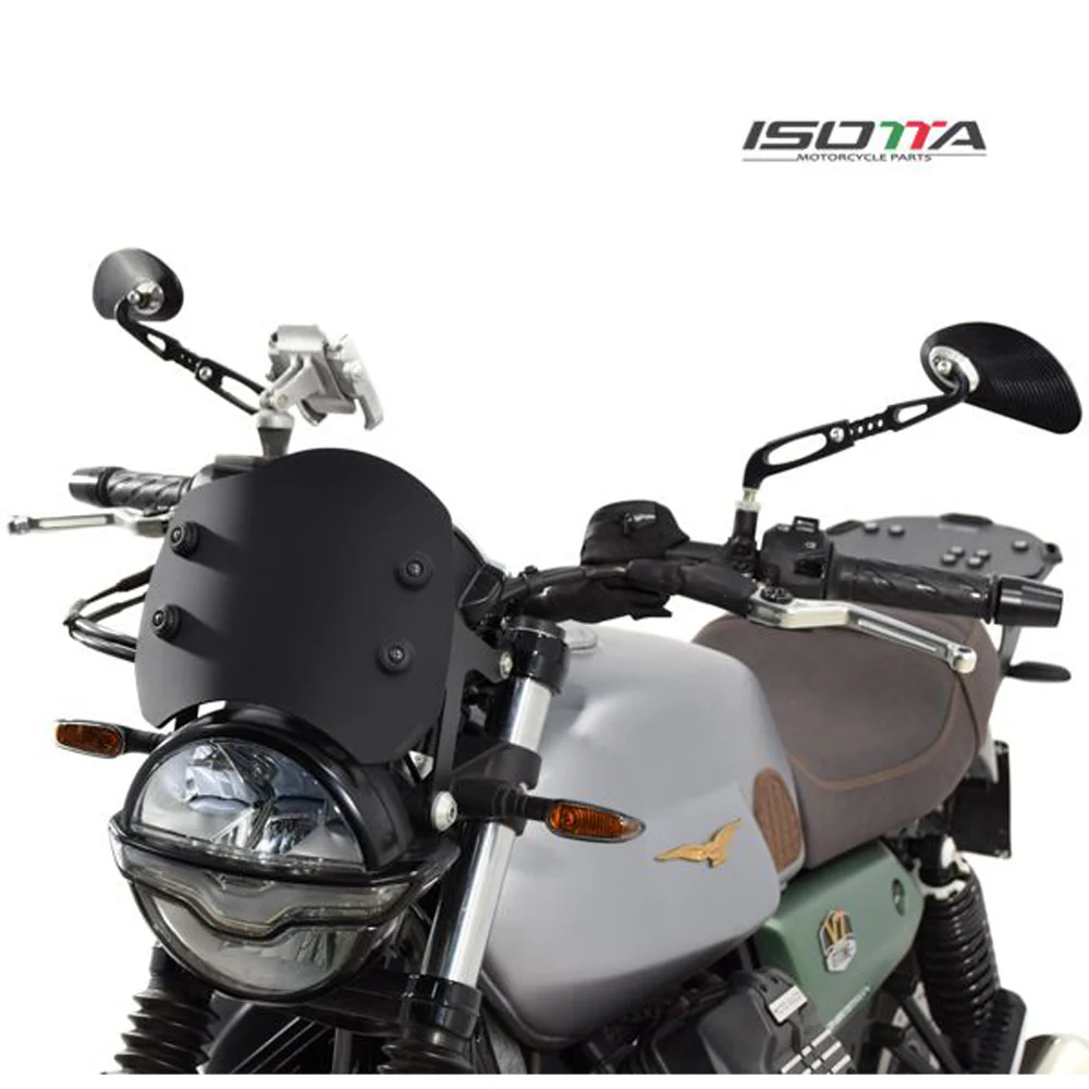 Isotta Screen | Matte Black (Opaque) | Moto Guzzi V7 III Stone E5 2020 - Image 2
