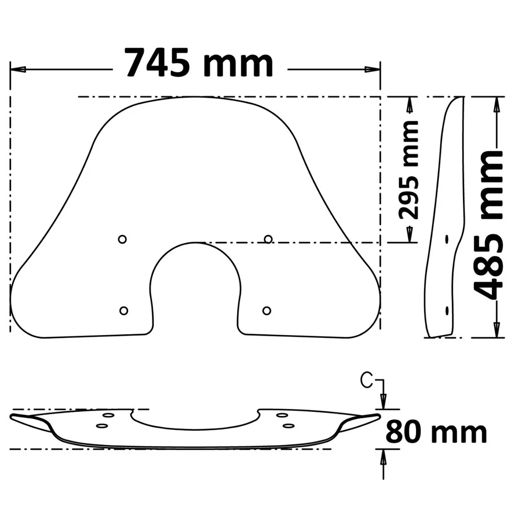 Isotta Summer Screen | Clear | Vespa GTS HPE and GTS i-GET