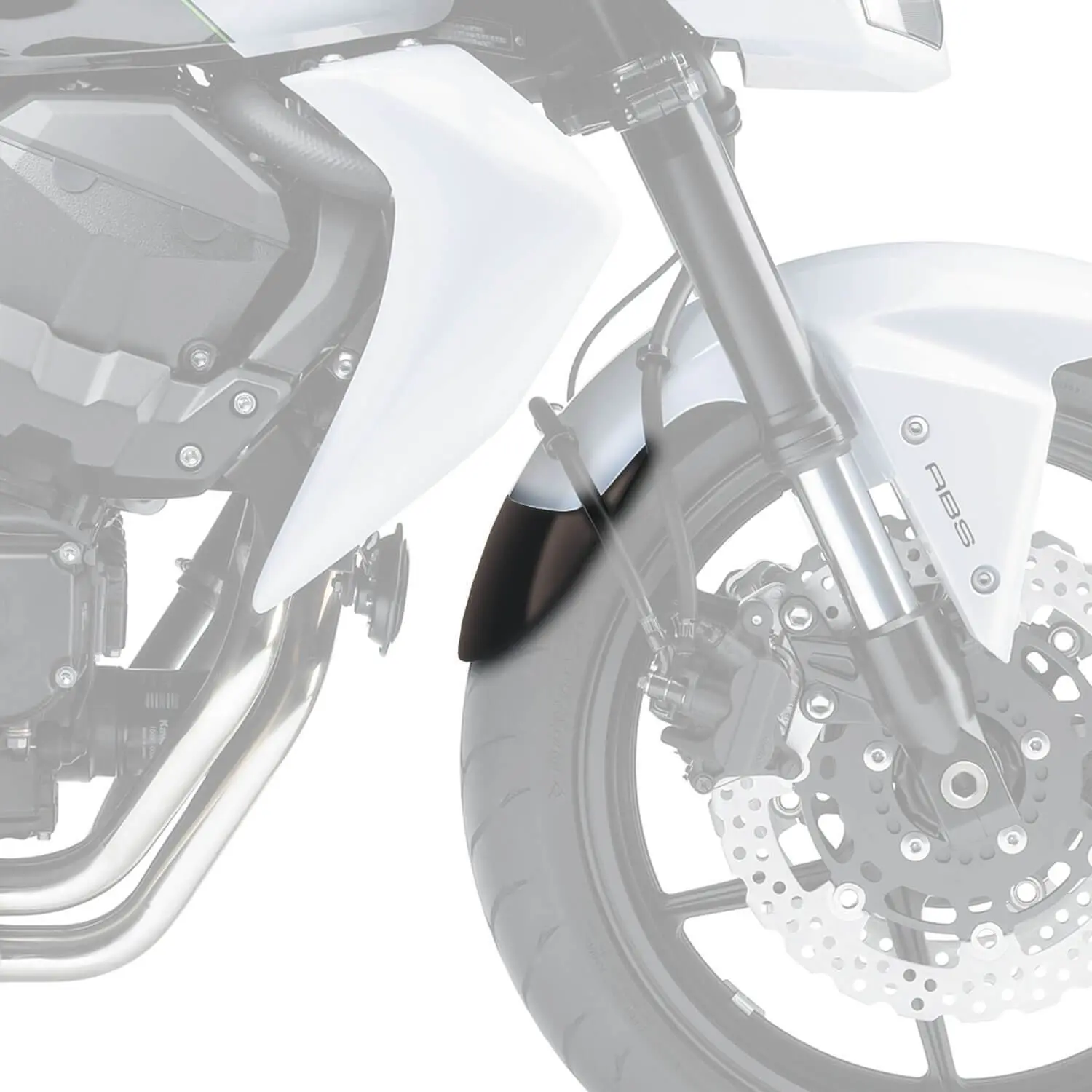 Pyramid Extenda Fenda | Matte Black | Kawasaki ER-6N 2009>2011