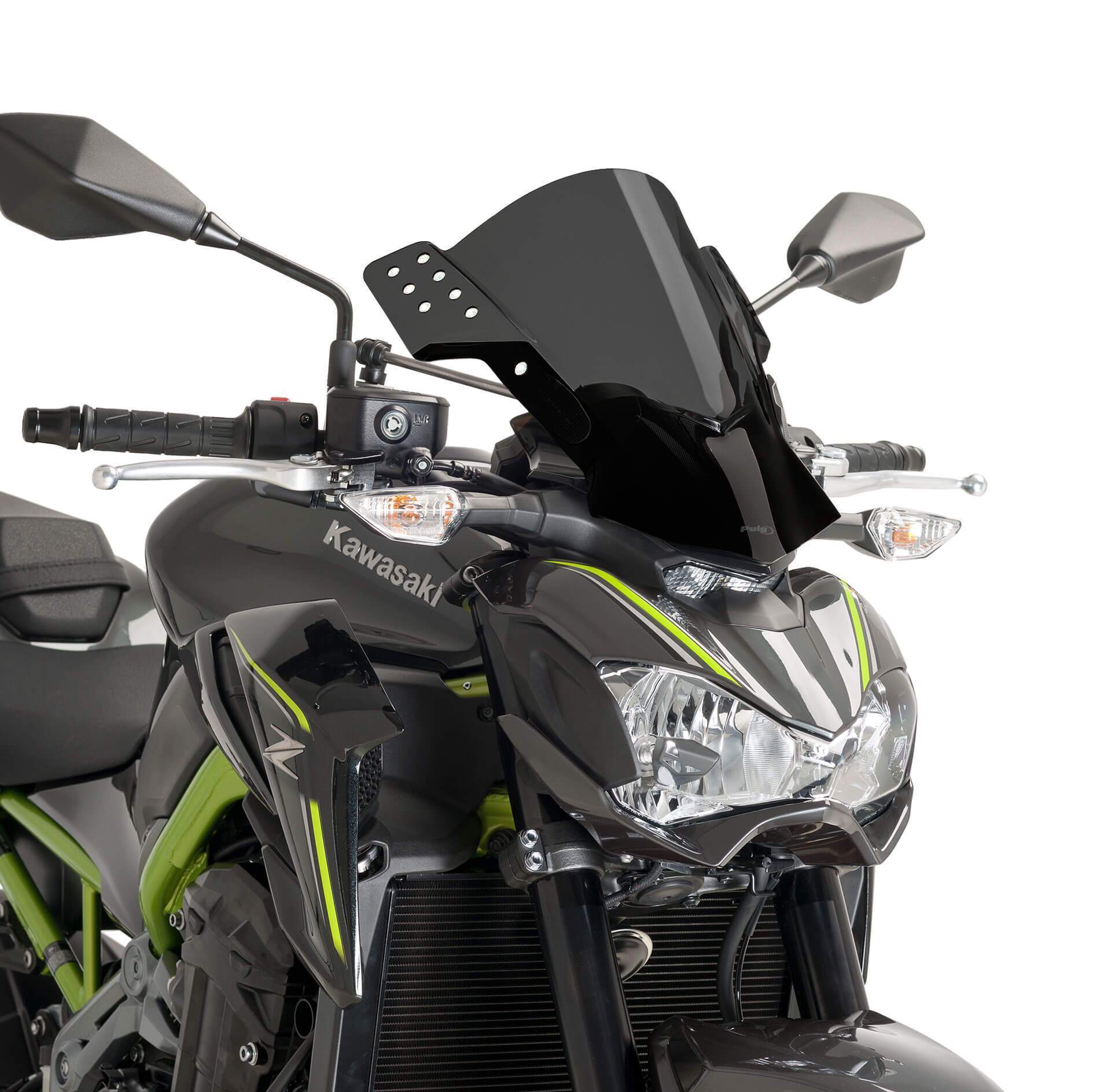 Puig Rafale Screen | Dark Smoke | Kawasaki ER-6N 2012>2016 - Image 2