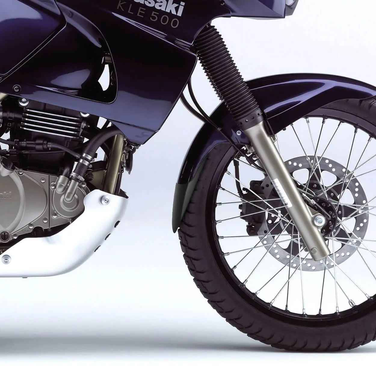 Pyramid Extenda Fenda | Matte Black | Kawasaki KLE 500 1991>2007 - Image 2